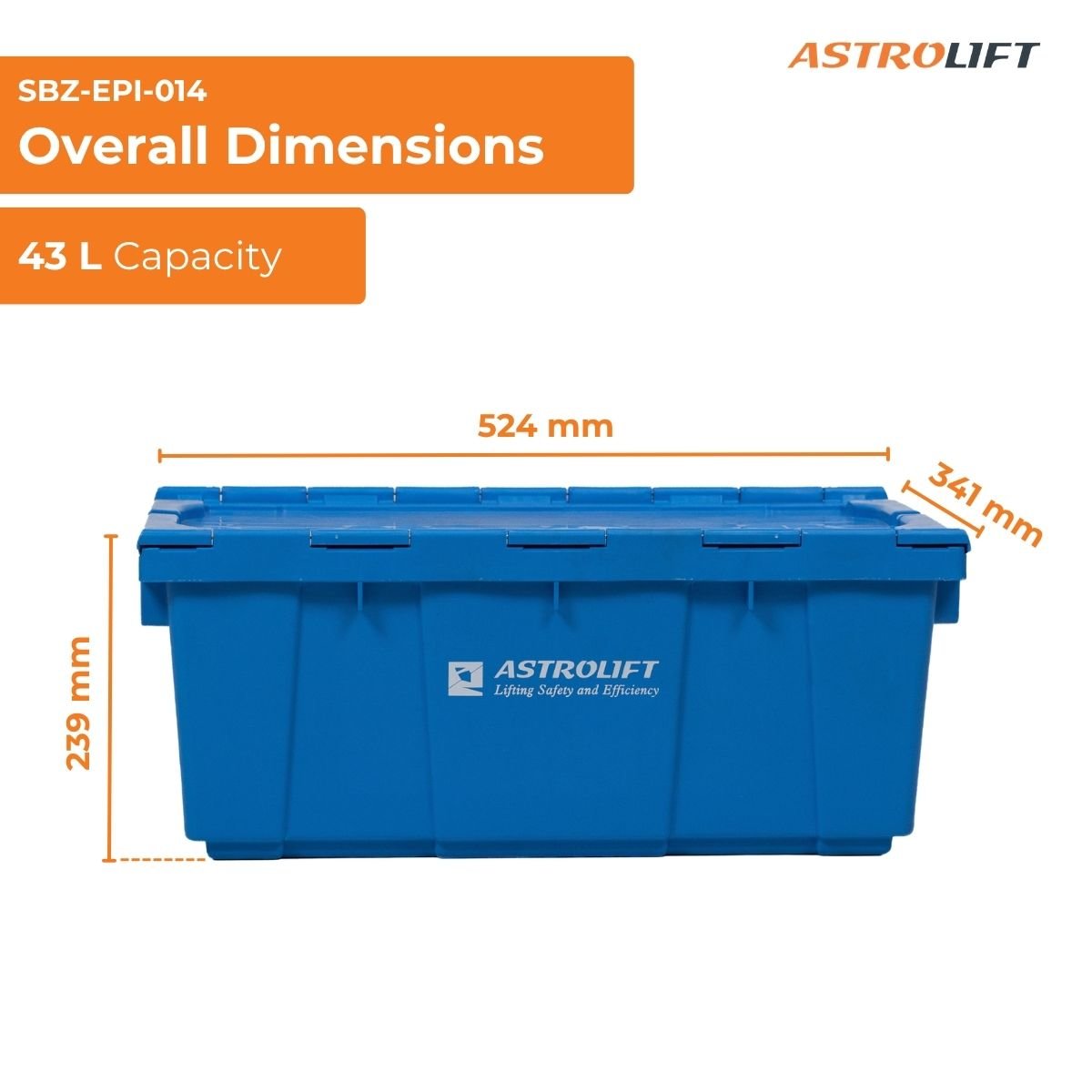 Buy Plastic Storage Bin  in New Products available at Astrolift NZ